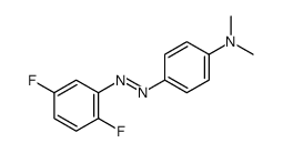 p-[(2,5-Difluorophenyl)azo]-N,N-dimethylaniline structure