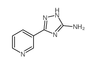 5-(吡啶-3-基)-4H-1,2,4-三唑-3-胺结构式