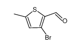 3-bromo-5-methylthiophene-2-carbaldehyde Structure