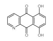 10-hydroxy-1H-benzo[g]quinoline-5,6,9-trione结构式