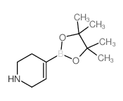 1,2,3,6-Tetrahydropyridine-4-boronic acid pinacol ester Structure
