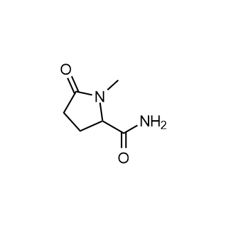 1-Methyl-5-oxopyrrolidine-2-carboxamide Structure