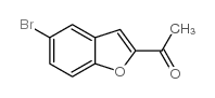 1-(5-溴苯并呋喃-2-基)乙酮结构式