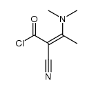 2-Cyano-3-dimethylamino-butensaeurechlorid Structure