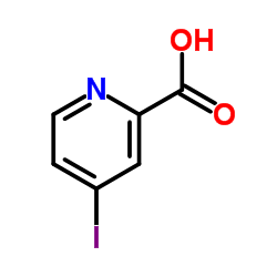 4-碘吡啶-2-羧酸结构式