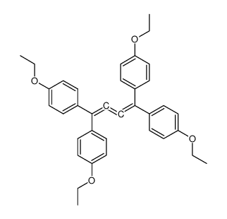 tetrakis-(4-ethoxy-phenyl)-butatriene Structure
