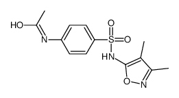 N-[4-[(3,4-dimethyl-1,2-oxazol-5-yl)sulfamoyl]phenyl]acetamide Structure