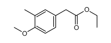 2-(4-甲氧基-3-甲基苯基)乙酸乙酯结构式