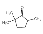 Cyclopentanone,2,2,5-trimethyl- Structure