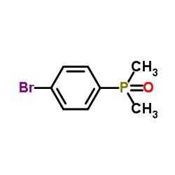 (4-Bromophenyl)Dimethylphosphine Oxide Structure