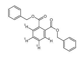 邻苯二甲酸单苄酯-D4结构式