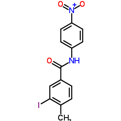 3-Iodo-4-methyl-N-(4-nitrophenyl)benzamide结构式