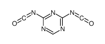 2,4-diisocyanato-1,3,5-triazine Structure