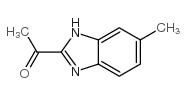 Ethanone, 1-(5-methyl-1H-benzimidazol-2-yl)- (9CI) Structure