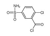 2-chloro-5-sulfamoylbenzoyl chloride Structure