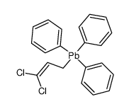 (3,3-dichloro-allyl)-triphenyl-plumbane结构式