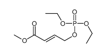 methyl 4-diethoxyphosphoryloxybut-2-enoate Structure