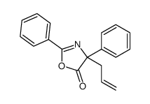 2,4-diphenyl-4-prop-2-enyl-1,3-oxazol-5-one Structure