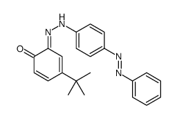 4-(tert-Butyl)-2-[[4-(phenylazo)phenyl]azo]phenol structure