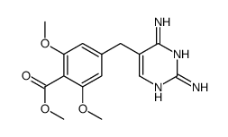 methyl 4-[(2,4-diaminopyrimidin-5-yl)methyl]-2,6-dimethoxybenzoate Structure