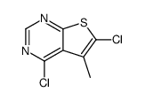4,6-dichloro-5-methylthieno[2,3-d]pyrimidine结构式