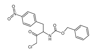 benzyl (4-chloro-1-(4-nitrophenyl)-3-oxobutan-2-yl)carbamate结构式