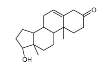 5-雄(甾)烯-17beta-醇-3-酮结构式