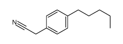 2-(4-pentylphenyl)acetonitrile Structure