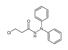 β-chloropropionic acid N,N-diphenylhydrazide Structure