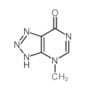 2-methyl-2,4,7,8,9-pentazabicyclo[4.3.0]nona-3,6,9-trien-5-one Structure