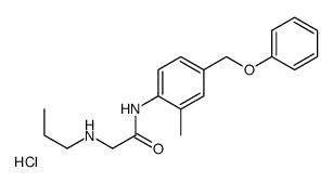[2-[2-methyl-4-(phenoxymethyl)anilino]-2-oxoethyl]-propylazanium,chloride Structure