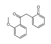 1-(2-methoxyphenyl)-2-(1-oxidopyridin-1-ium-2-yl)ethanone结构式