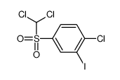 1-chloro-4-(dichloromethylsulfonyl)-2-iodobenzene Structure