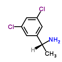(R)-1-(3,5-二氯苯基)乙胺结构式