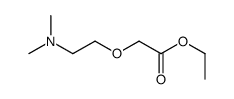 ethyl 2-[2-(dimethylamino)ethoxy]acetate结构式