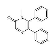 1-methyl-5,6-diphenylpyrazin-2-one结构式