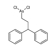 dichloro(3,3-diphenylpropyl)-λ5-arsane Structure