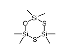 2,2,4,4,6,6-hexamethyl-1,3,5,2,4,6-oxadithiatrisilinane Structure