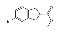 5-溴-2,3-二氢-1H-茚-2-羧酸甲酯结构式