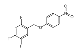 1,2,4-trifluoro-5-(4-nitro-phenoxymethyl)-benzene Structure