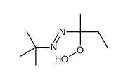 tert-butyl(2-hydroperoxybutan-2-yl)diazene Structure