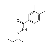 N-(butan-2-ylideneamino)-3,4-dimethylbenzamide结构式