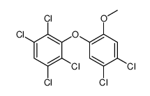 1,2,4,5-tetrachloro-3-(4,5-dichloro-2-methoxyphenoxy)benzene结构式