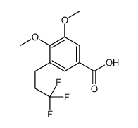 3,4-dimethoxy-5-(3,3,3-trifluoropropyl)benzoic acid Structure