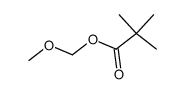 Pivalinsaeure-methoxymethylester结构式