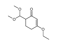3-Aethoxy-6-dimethoxymethyl-2-cyclohexenon Structure
