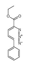 ethyl 2-azido-5-phenylpenta-2,4-dienoate结构式