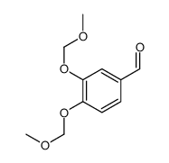 3,4-bis(methoxymethoxy)benzaldehyde Structure