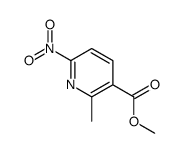 methyl 2-methyl-6-nitropyridine-3-carboxylate Structure