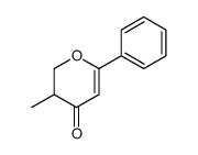 3-methyl-6-phenyl-2,3-dihydropyran-4-one Structure